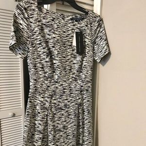 French Connection zebra print mini dress.